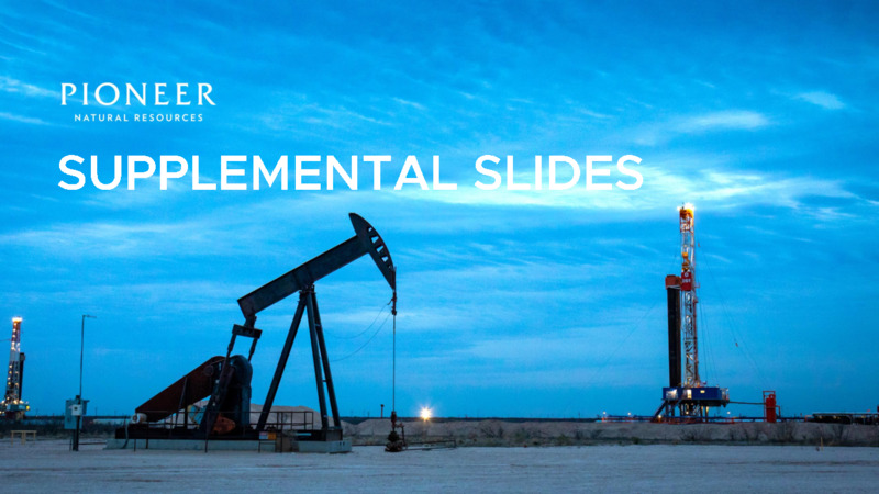 May 2022 INvestor Presentation – Pioneer Natural Resources Co. – slide 21