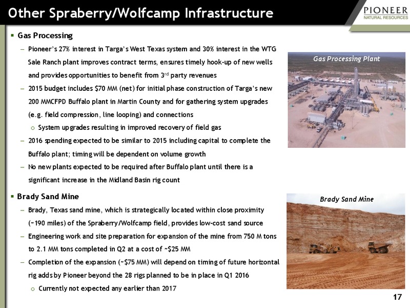 Q2 2015 Earnings Call – Pioneer Natural Resources Co. – slide 16