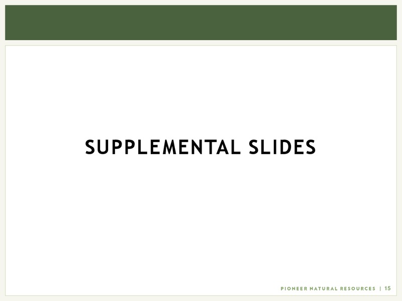 Barclays Global CEO Energy Power Conference – Pioneer Natural Resources Co. – slide 14