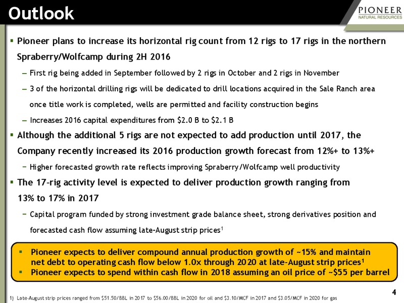 Johnson Rice Energy Conference – Pioneer Natural Resources Co. – slide 3