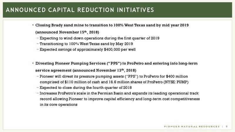 Global Energy Conference Bank of America Merrill Lynch – Pioneer Natural Resources Co. – slide 5