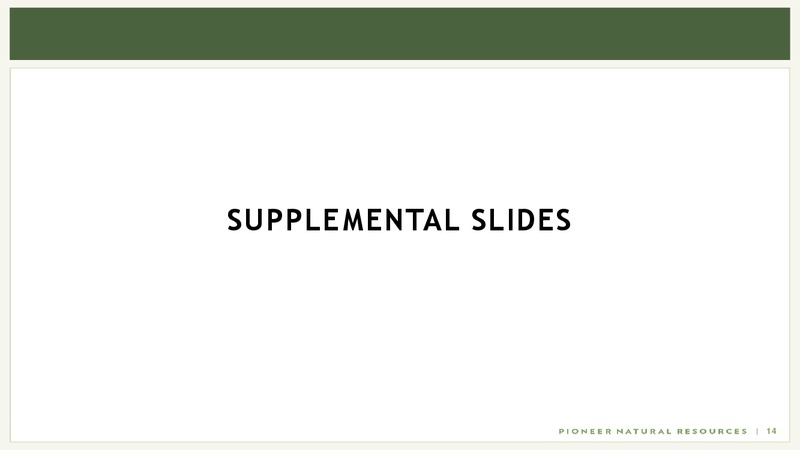 Global Energy Conference Bank of America Merrill Lynch – Pioneer Natural Resources Co. – slide 13