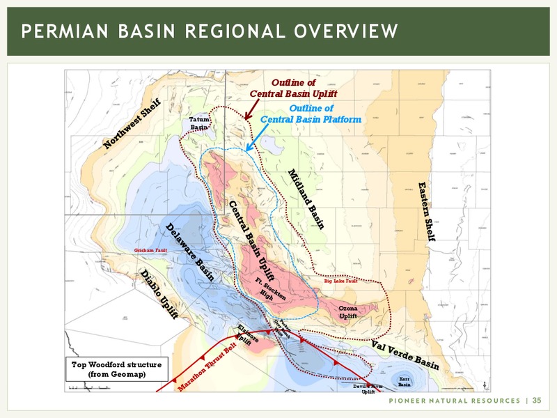 December 2017 Investor Presentation – Pioneer Natural Resources Co. – slide 34