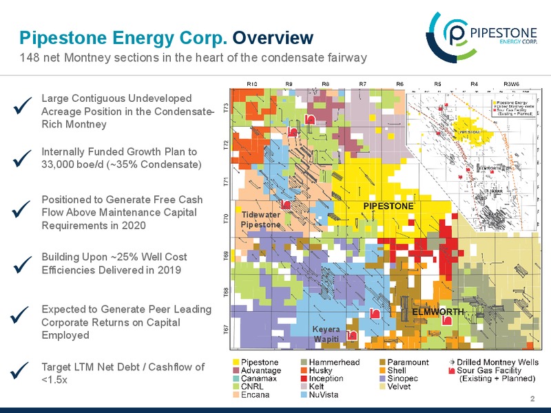 November 2019 Corporate Presentation – Pipestone Energy Corp – slide 2