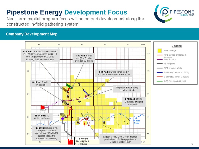 November 2019 Corporate Presentation – Pipestone Energy Corp – slide 6