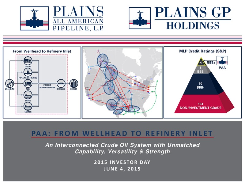 June 2015 Investor Presentation – Plains All American Pipeline, L.P. – slide 1