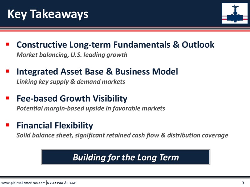 UBS Midstream MLP and Utilities One on One Conference – Plains All American Pipeline, L.P. – slide 2