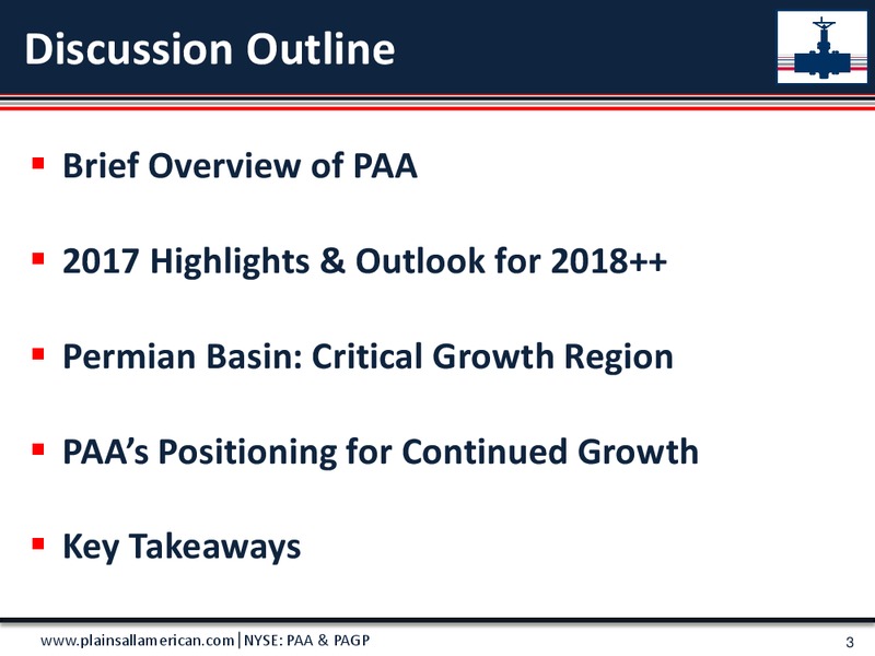Morgan Stanley Utilities and Tech Conference – Plains All American Pipeline, L.P. – slide 2