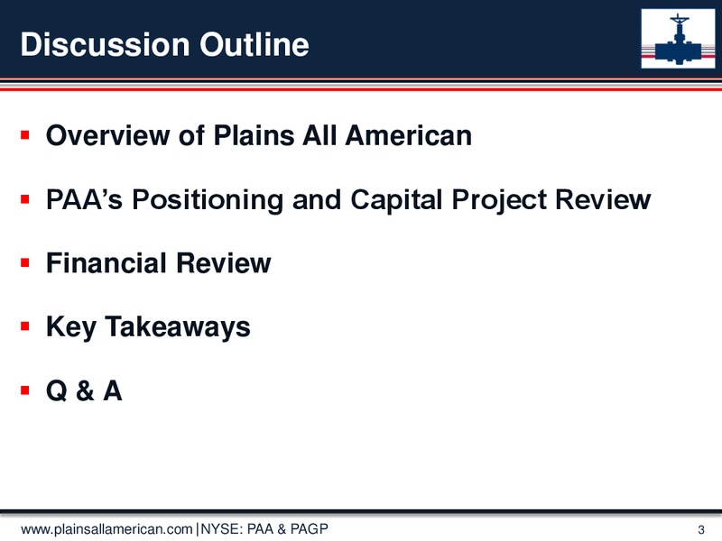 Morgan Stanley MLP Conference – Plains All American Pipeline, L.P. – slide 2