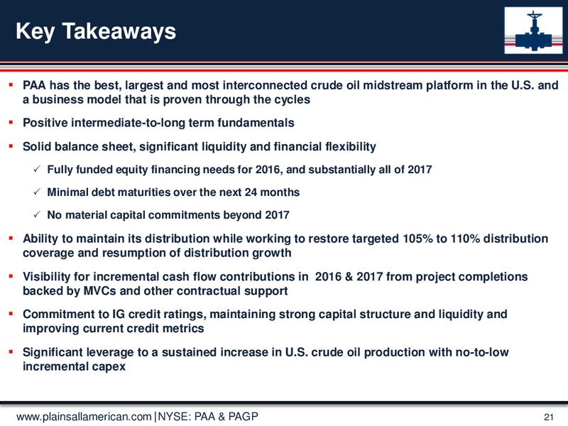 Morgan Stanley MLP Conference – Plains All American Pipeline, L.P. – slide 20