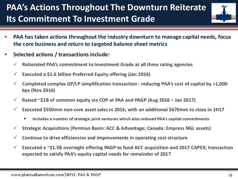 April 2017 Mizuho Energy Summit – Plains All American Pipeline, L.P. – slide 17