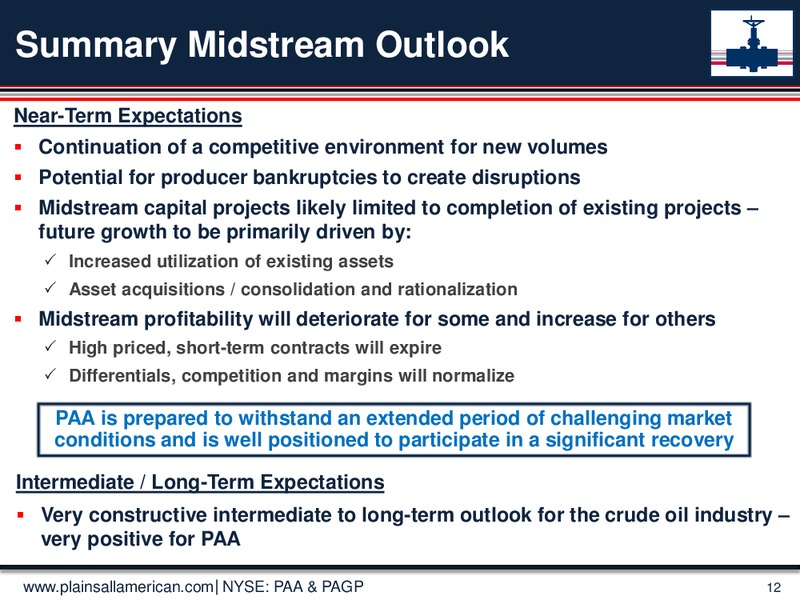 BAML Energy Credit Conference 2016 – Plains All American Pipeline, L.P. – slide 11