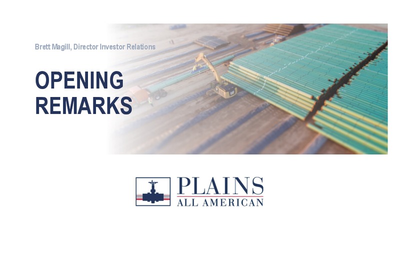2019 Investor Day – Plains All American Pipeline, L.P. – slide 13