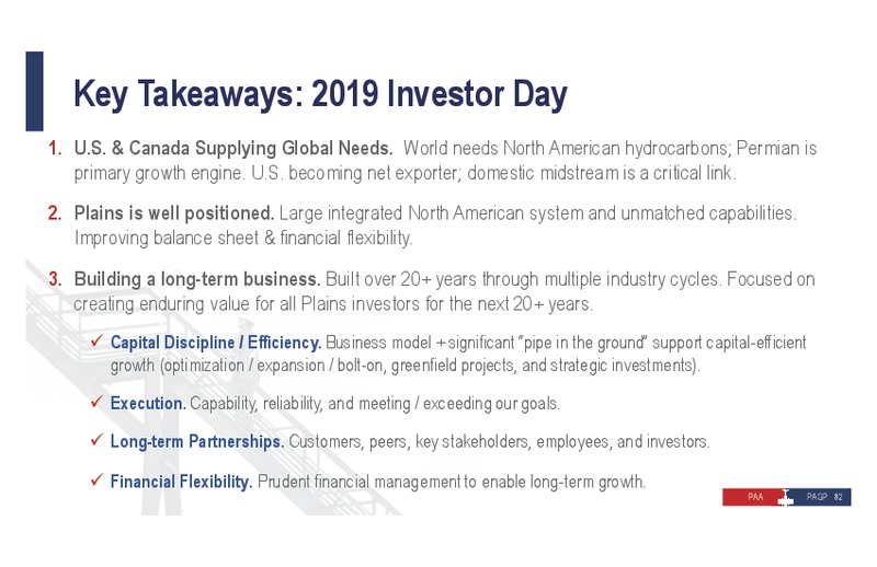 2019 Investor Day – Plains All American Pipeline, L.P. – slide 92
