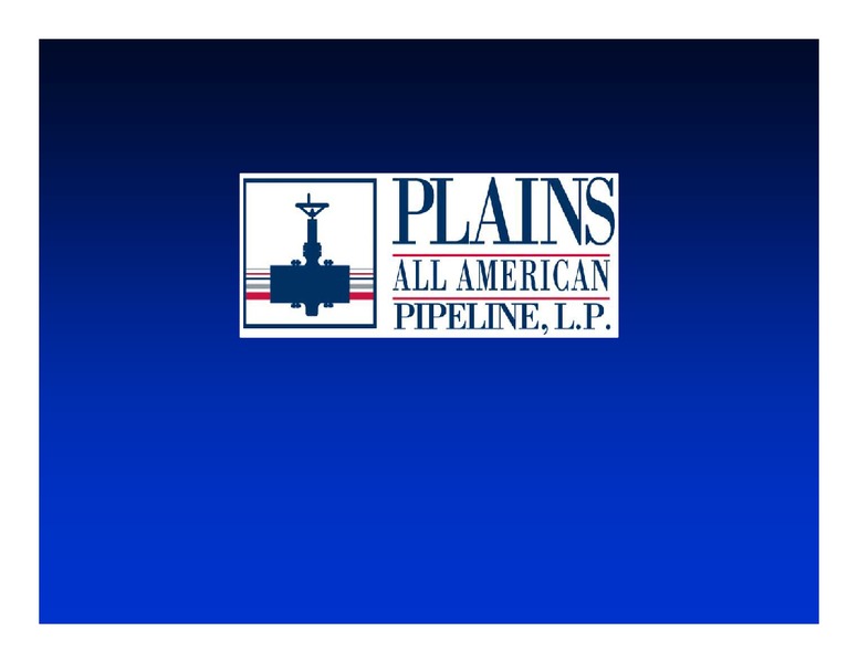 GHS 100 Energy Conference – Plains All American Pipeline, L.P. – slide 44