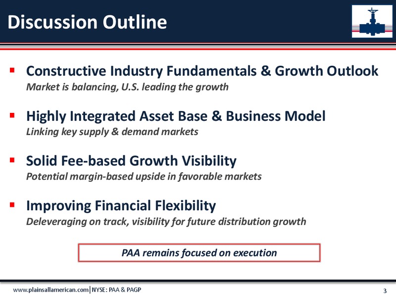 Barclays Global CEO Energy Power Conference – Plains All American Pipeline, L.P. – slide 2