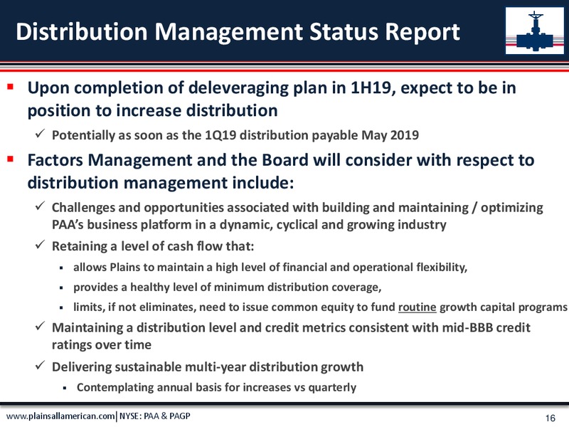 Barclays Global CEO Energy Power Conference – Plains All American Pipeline, L.P. – slide 15