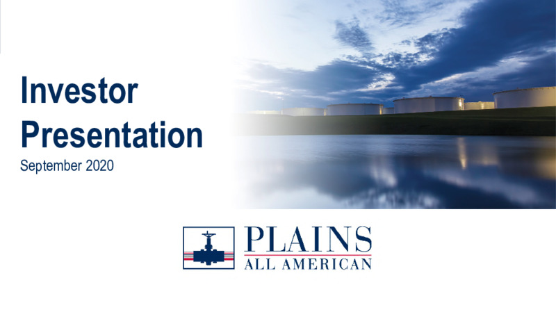 Barclays Energy Power Conference – Plains All American Pipeline, L.P. – slide 1