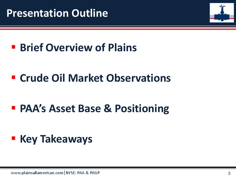 Jefferies Energy Conference – Plains All American Pipeline, L.P. – slide 2