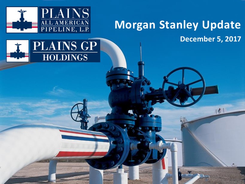 Morgan Stanley Update – Plains All American Pipeline, L.P. – slide 1