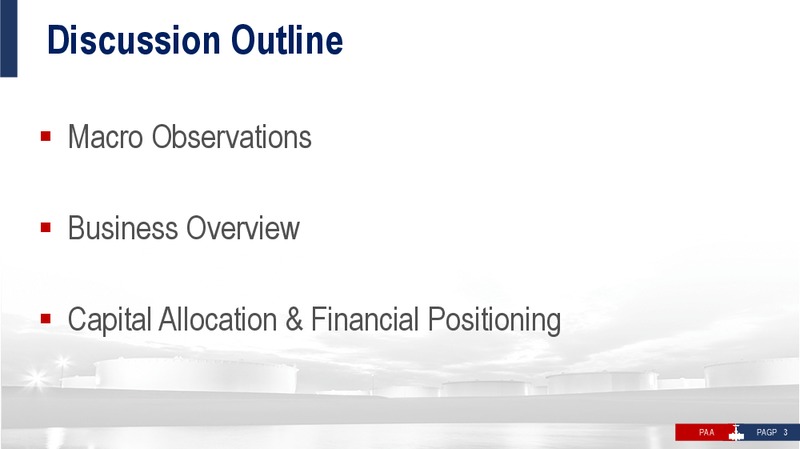 December 2019 investor presentation – Plains All American Pipeline, L.P. – slide 2