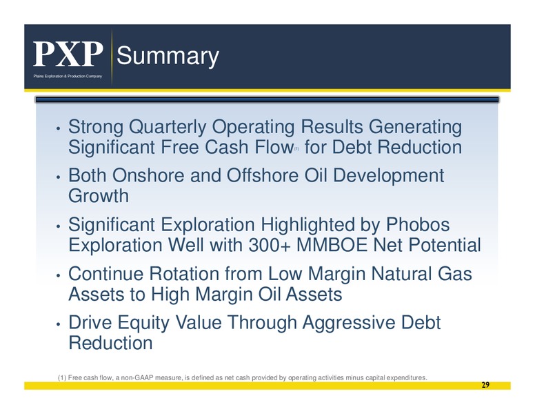 Gulf of Mexico Acquisition – Plains Exploration & Production Company – slide 28