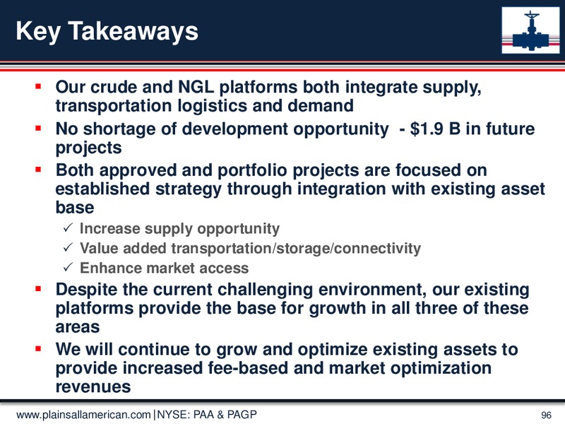 June 2015 Investor Presentation – Plains Gp Holdings Lp – slide 95
