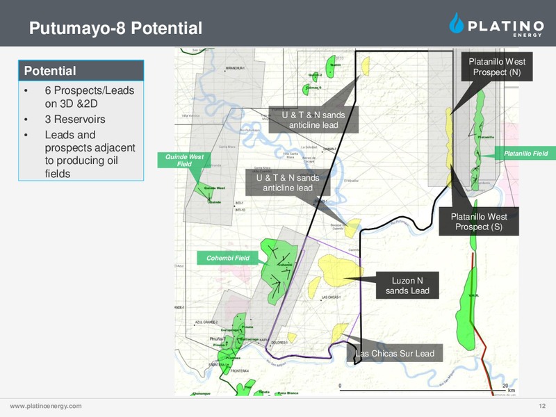 CORPORATE PRESENATION – Platino Energy Corp. – slide 12
