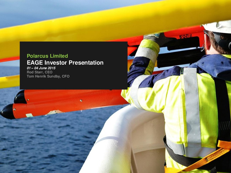 EAGE Conference – Polarcus – slide 1