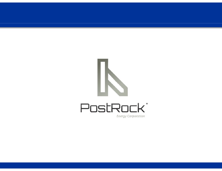 IPAA OGIS NEW YORK – Postrock Energy Corp – slide 27