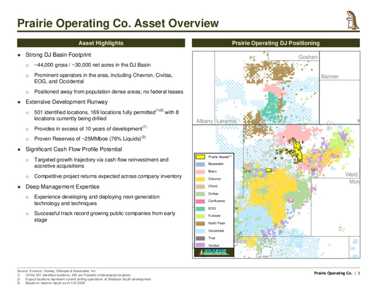 Corporate Presentation – Prairie Operating Co – slide 3