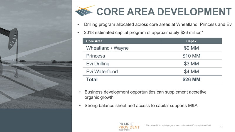 January 2018 Corporate Presentation – Prairie Provident Resources Inc. – slide 10