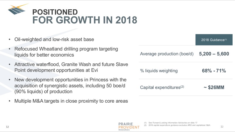 Annual General Meeting – Prairie Provident Resources Inc. – slide 12