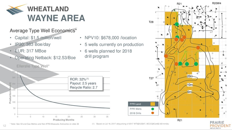 September 2017 Corporate Presentation – Prairie Provident Resources Inc. – slide 12