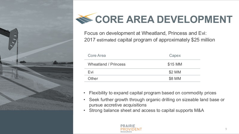 November 2017 Corporate Presentation – Prairie Provident Resources Inc. – slide 9