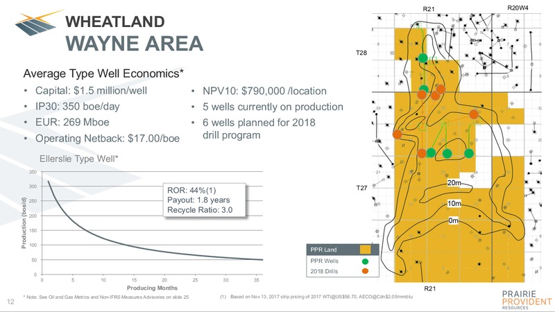 November 2017 Corporate Presentation – Prairie Provident Resources Inc. – slide 12
