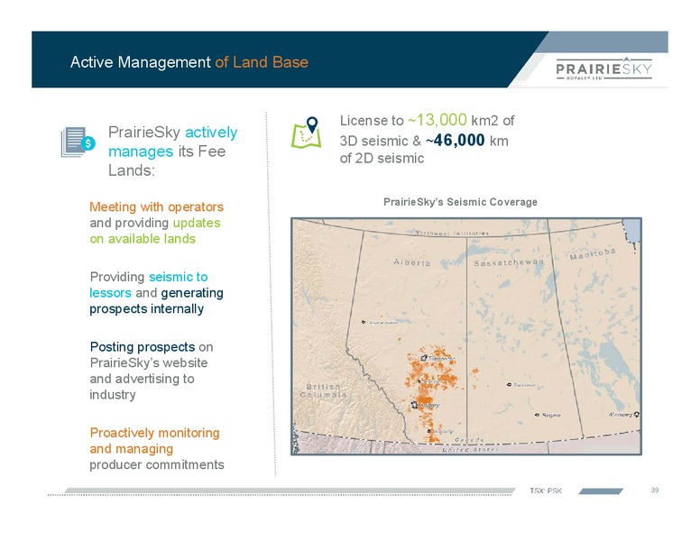 January 2019 Corporate Presentation – Prairiesky Royalty Ltd. – slide 40
