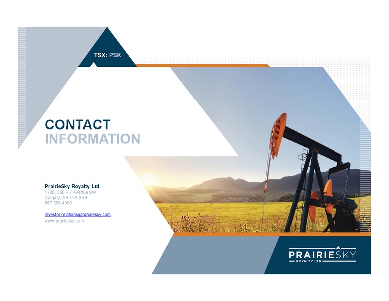 January 2019 Corporate Presentation – Prairiesky Royalty Ltd. – slide 46