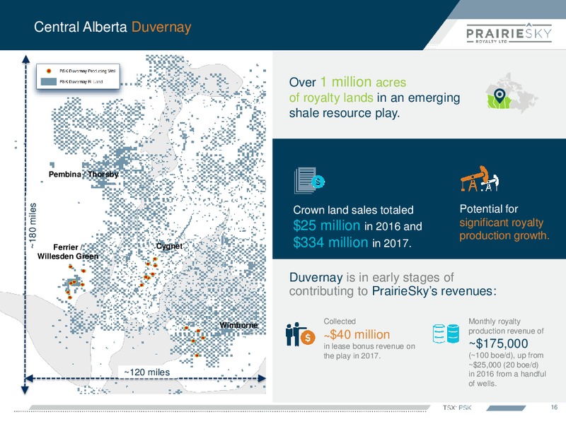 June 2018 Corporate Presentation – Prairiesky Royalty Ltd. – slide 17