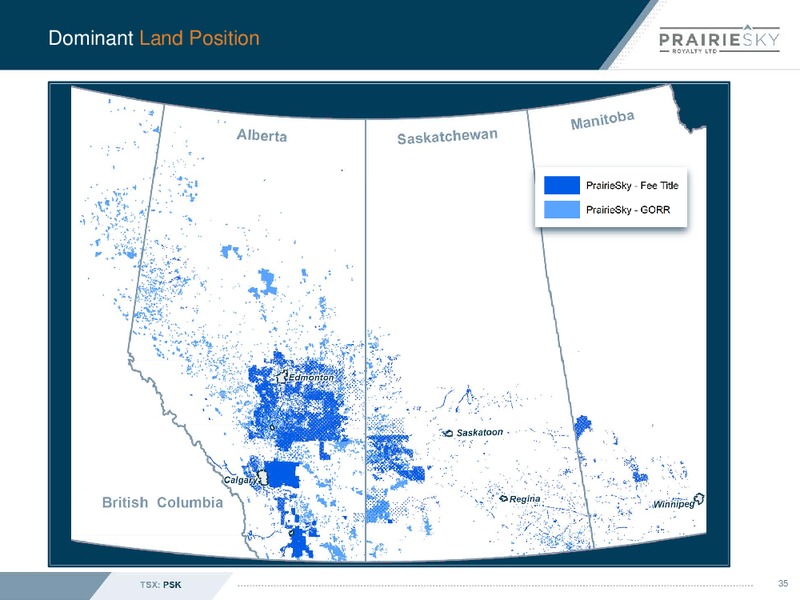 June 2019 Corporate Presentation – Prairiesky Royalty Ltd. – slide 35