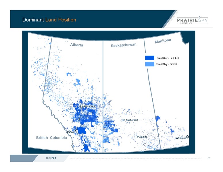 July 2019 Corporate Presentation – Prairiesky Royalty Ltd. – slide 38