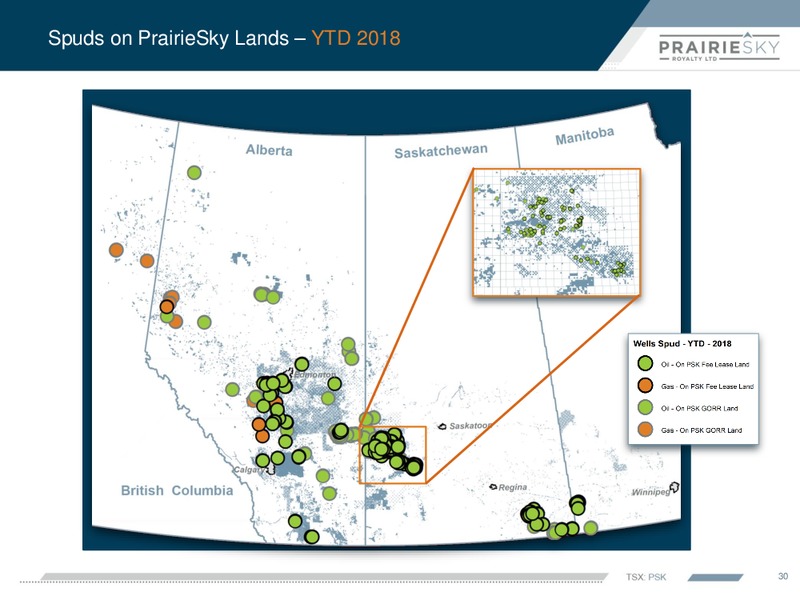July 2018 Corporate Presentation – Prairiesky Royalty Ltd. – slide 31