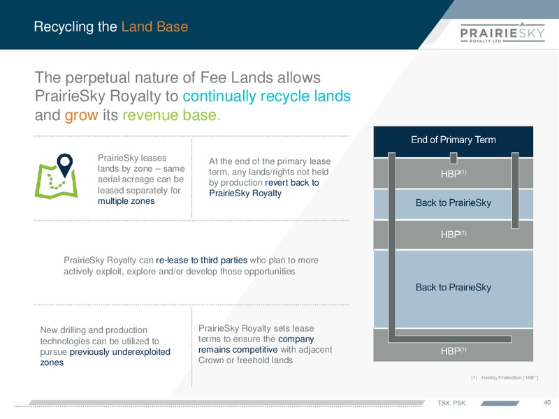 July 2018 Corporate Presentation – Prairiesky Royalty Ltd. – slide 41