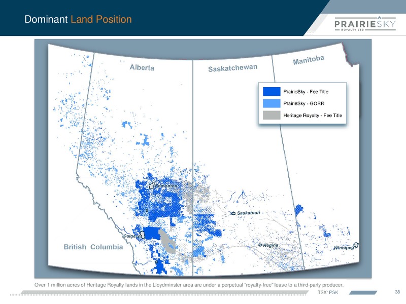 September 2018 Investor Presentation – Prairiesky Royalty Ltd. – slide 39