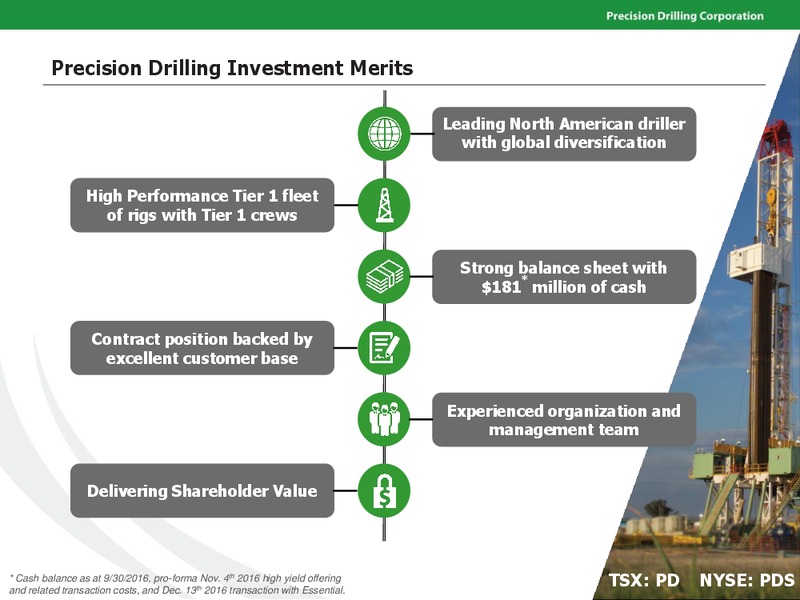 January 2017 Investor Presentation – Precision Drilling Corporation – slide 22