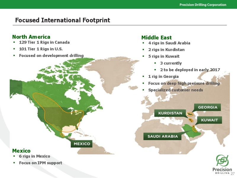January 2016 Investor Presentation – Precision Drilling Corporation – slide 26