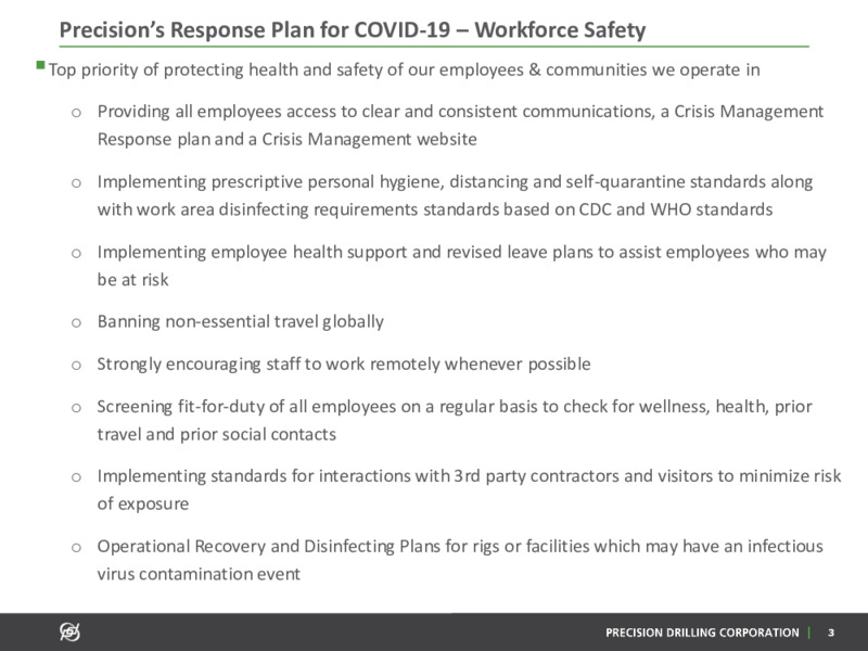 March 2020 Corporate Presentation – Precision Drilling Corporation – slide 2