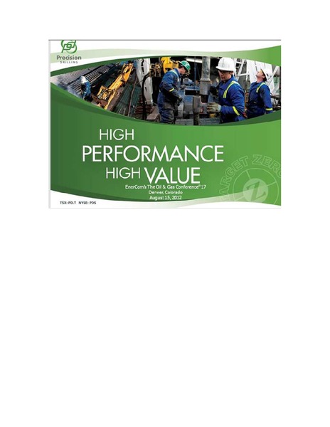 ENERCOMS THE OIL GAS CONFERENCE 2012 – Precision Drilling Corporation – slide 1