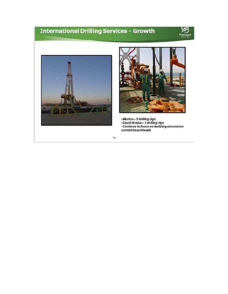 ENERCOMS THE OIL GAS CONFERENCE 2012 – Precision Drilling Corporation – slide 20