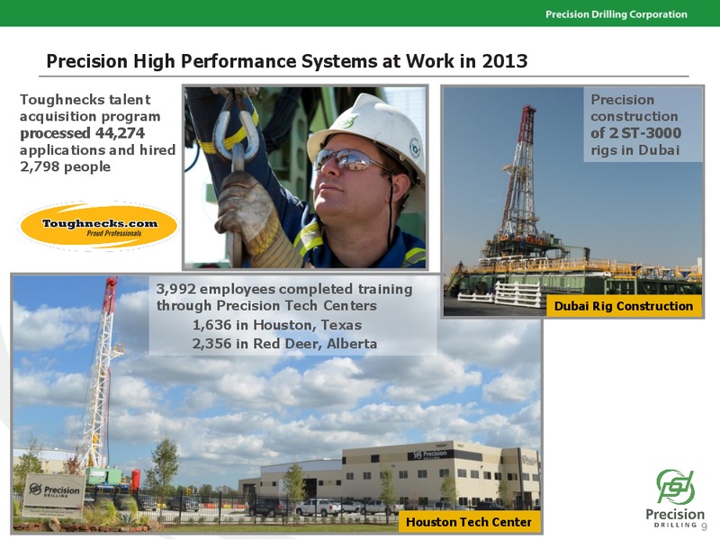 PETERS & CO LIMITED 2014 ENERGY CONFERENCE – Precision Drilling Corporation – slide 8